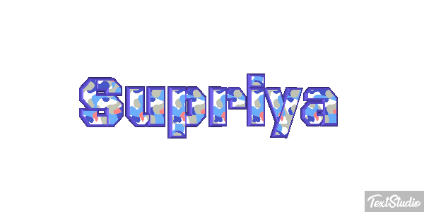 Supriya Texteffekt