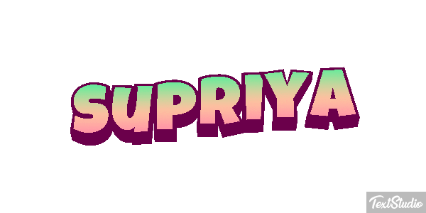 Supriya Texteffekt