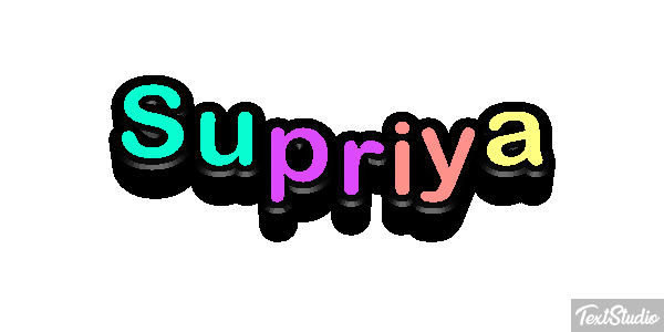 Supriya Texteffekt