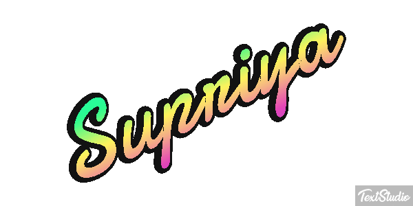 Supriya Texteffekt