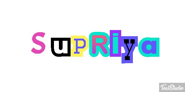 Supriya Texteffekt
