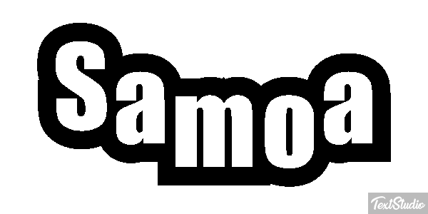 Samoa Text effect