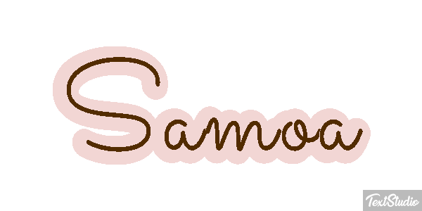 Samoa Text effect