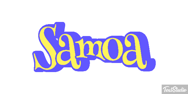 Samoa Text effect