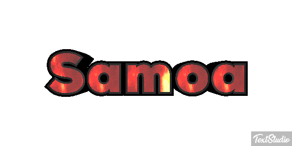Samoa Text effect