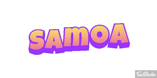 Samoa Text effect