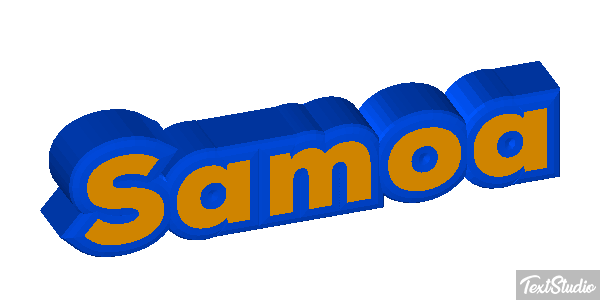 Samoa Text effect