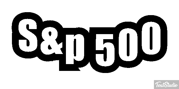 S&p 500 Tekst effect