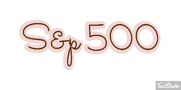 S&p 500 Tekst effect