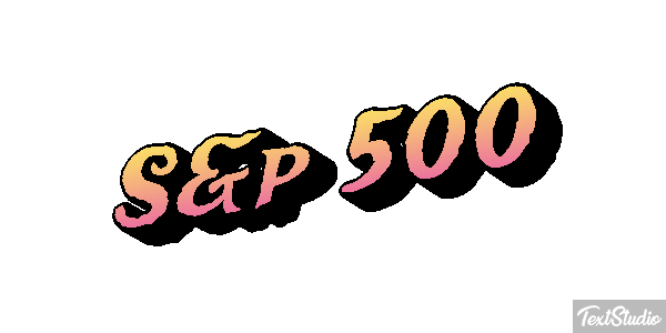 S&p 500 Tekst effect