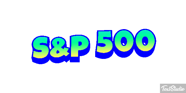 S&p 500 Tekst effect