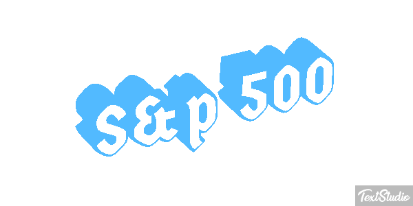 S&p 500 Tekst effect