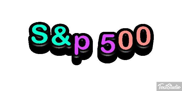 S&p 500 Tekst effect