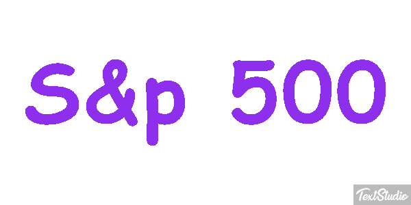 S&p 500 Tekst effect