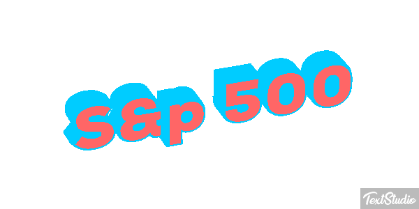 S&p 500 Tekst effect