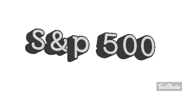S&p 500 Tekst effect
