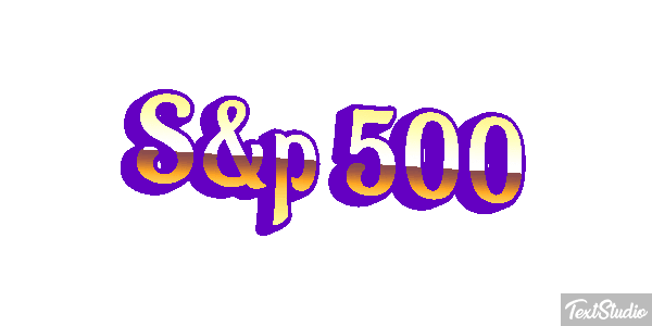 S&p 500 Tekst effect