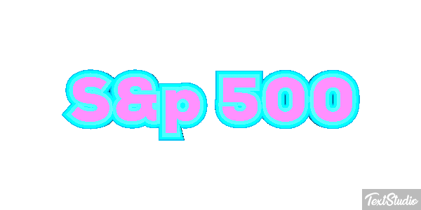 S&p 500 Tekst effect