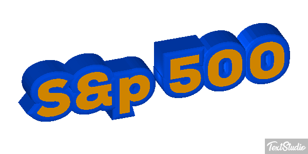 S&p 500 Tekst effect