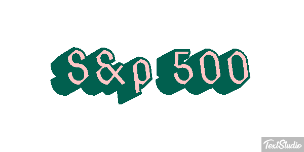 S&p 500 Tekst effect