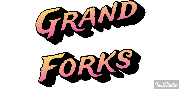 Grand Forks Texteffekt