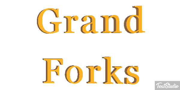 Grand Forks Texteffekt