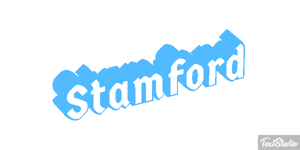 Stamford Текстовый эффект