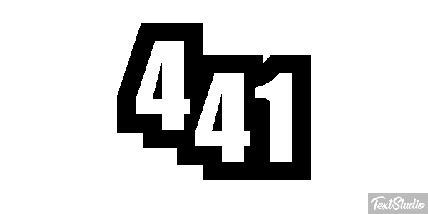 441 Efecto de texto