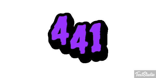441 Efecto de texto