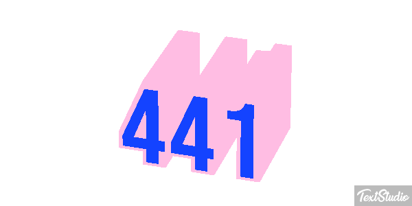 441 Efecto de texto