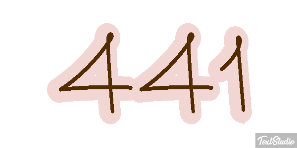 441 Efecto de texto