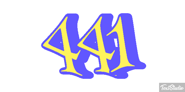 441 Efecto de texto