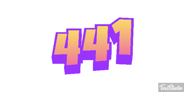 441 Efecto de texto
