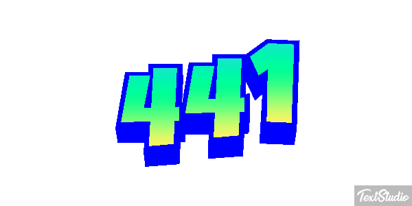 441 Efecto de texto