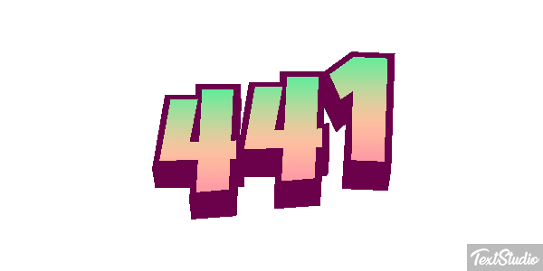 441 Efecto de texto