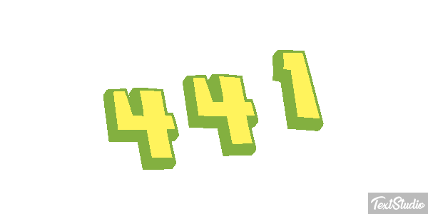 441 Efecto de texto