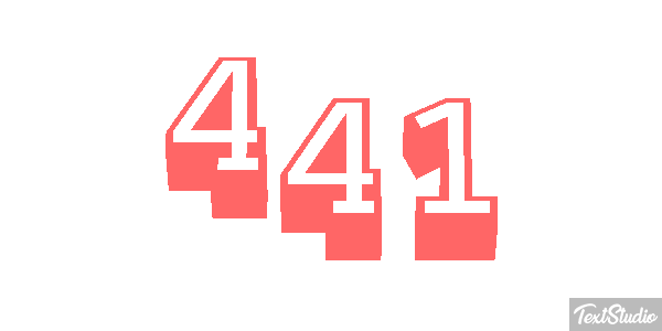 441 Efecto de texto