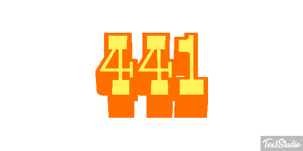 441 Efecto de texto