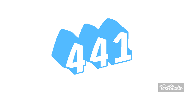 441 Efecto de texto