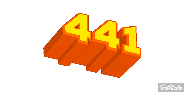 441 Efecto de texto