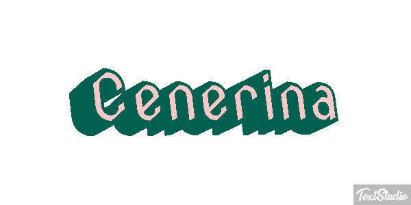 Cenerina Effetto testo