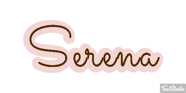 Serena Effetto testo