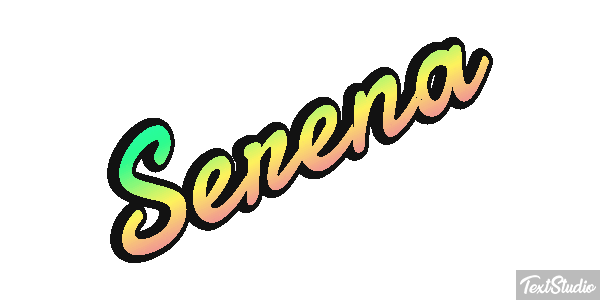 Serena Effetto testo