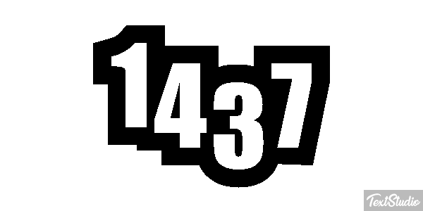 1437 Effetto testo