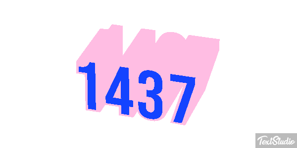 1437 Effetto testo