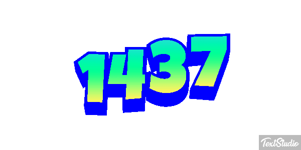 1437 Effetto testo
