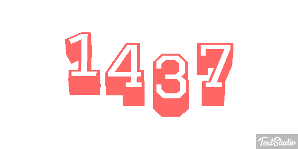 1437 Effetto testo