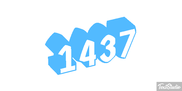 1437 Effetto testo