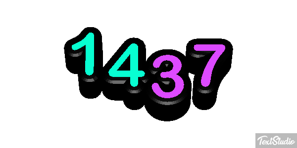 1437 Effetto testo