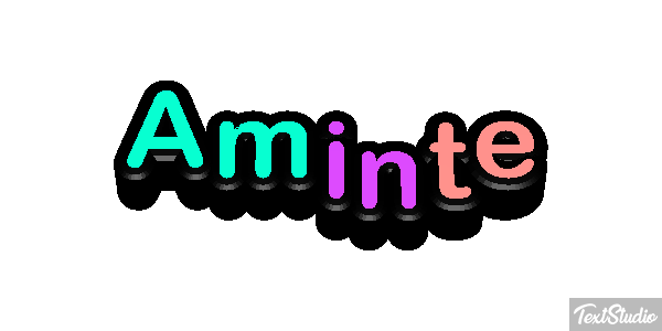 Aminte Efeito do texto